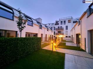 SUMMER SALE! Happy to be here! WOW - Cooles Townhouse mit Garten! Erdwärme + Absolute Ruhelage + Tiefgarage + Ideale Süd Ausrichtung! Nachhaltig und zukunftssicher investiert!, 479000 €, Immobilien-Wohnungen in 1230 Liesing