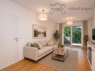 Moderne 2-Zimmer-Wohnung mit überdachtem Balkon und Grünblick, 269000 €, Immobilien-Wohnungen in 1230 Liesing