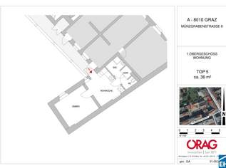Gemütliche 2-Zimmer-Wohnung in Graz: Gepflegt und top ausgestattet., 495 €, Immobilien-Wohnungen in 8010 