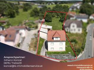 Großzügiges Wohnhaus mit zwei Einheiten, Garten & Baugrundstück im Kurort Bad Tatzmannsdorf, 270000 €, Immobilien-Häuser in 7431 Bad Tatzmannsdorf