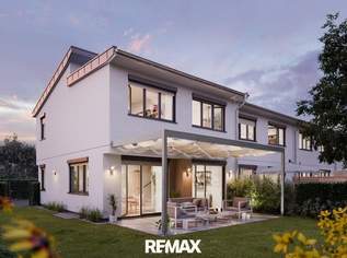 Reihenendhaus auf Eigengrund in Essling - Erstbezug!, 819900 €, Immobilien-Häuser in 1220 Donaustadt