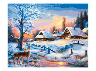Malen nach Zahlen „Winterlandschaft“ Malen nach Zahlen „Winterlandschaft“