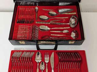 Besteckset Solingen Olympia 23/24 Karat hartvergoldet Besteckset Solingen Olympia 23/24 Karat hartvergoldet
