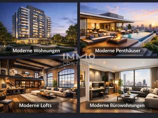 Hochhaus - Büroapartments I Moderne Wohnkomplexe I Luxus. Lofts Penthouse Wohnungen I Villen, 0 €, Immobilien-Wohnungen in 1220 Donaustadt