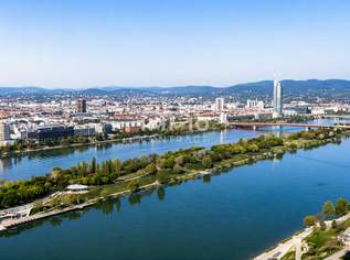 First Class Living: DC2 - Stadt und Wasser Blick im 32. Stock, 3000 €, Immobilien-Wohnungen in 1220 Donaustadt
