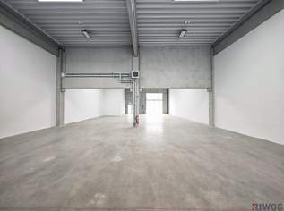 Beidseitig andienbare Lager- und Produktionshalle (ca. 286 m²) mit Büro- und Aufenthaltsräumen, 16.5 €, Immobilien-Gewerbeobjekte in 2100 Korneuburg