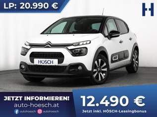 C3 PureTech 83 Shine CAR PLAY LED TOP-LEASING, 13490 €, Auto & Fahrrad-Autos in 4061 Pasching C3 PureTech 83 Shine CAR PLAY LED TOP-LEASING, 13490 €, Auto & Fahrrad-Autos in 4061 Pasching