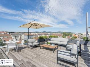 Energieeffizienter DG-Erstbezug im 9. – Große Terrasse & Luftwärmepumpe, 1480000 €, Immobilien-Wohnungen in 1090 Alsergrund
