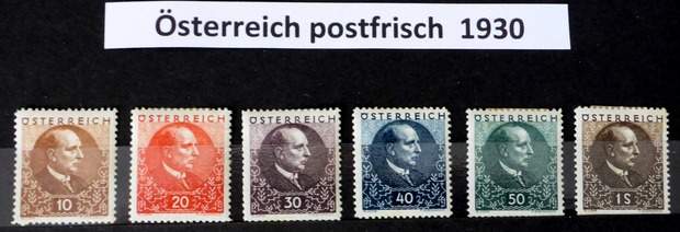 Österreich  postfrisch 1930