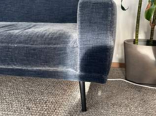 BoConept Sofa Carlton dunkelblau mit Hocker BoConept Sofa Carlton dunkelblau mit Hocker