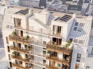 Sonnige 2-Zimmer-Dachgeschosswohnung mit Außenbereich im ERSTBEZUG, 319200 €, Immobilien-Wohnungen in 1220 Donaustadt