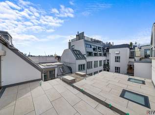 Erstbezug Innenhof Dachterrassenwohnung | Ca. 30m² Freiflächen | 2 Minuten zur Mariahilferstr. | 2 Minuten zur U6 und U3, 890000 €, Immobilien-Wohnungen in 1070 Neubau