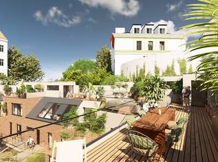 GROHGASSE 10 | südseitige 3-Zimmer Maisonette-Wohnung mit herausragender Dachterrasse | Fernwärme | Bodenkühlung | Klimaanlage, 1100000 €, Immobilien-Wohnungen in 1050 Margareten