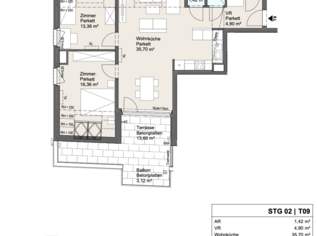Neues Projekt in der Schwarzelackenau beim Marchfeldkanal - noch 18 Einheiten verfügbar!, 549000 €, Immobilien-Wohnungen in 1210 Floridsdorf