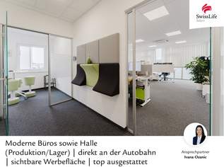 Modernes Büro | direkt an der Autobahn | sichtbare Werbefläche | top ausgestattet, 0 €, Immobilien-Gewerbeobjekte in 4655 Vorchdorf Modernes Büro | direkt an der Autobahn | sichtbare Werbefläche | top ausgestattet, 0 €, Immobilien-Gewerbeobjekte in 4655 Vorchdorf