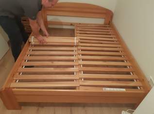 Bettrahmen mit Lattenrost 200x160cm, Holz Bettrahmen mit Lattenrost 200x160cm, Holz