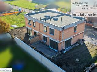 Doppelhaushälfte (Danube Live TOP 2) mit Garten, Terrasse und vielem mehr - in familienfreundlicher Lage in 4320 Perg. ROHBAU ABGESCHLOSSEN - jetzt anfragen!, 420000 €, Immobilien-Häuser in 4320 Perg