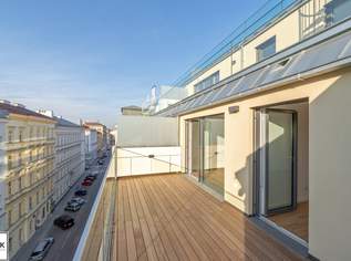 Luxuriöse 2-Zimmer Wohnung mit Terrasse ~ Abendsonne genießen ~ ab Neujahr verfügbar!, 1495 €, Immobilien-Wohnungen in 1020 Leopoldstadt