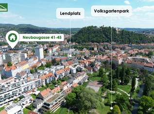 Zentral & modern - Geräumige 3-Zimmer-Wohnung mit großflächiger Freifläche!, 1349 €, Immobilien-Wohnungen in 8020 Zentral & modern - Geräumige 3-Zimmer-Wohnung mit großflächiger Freifläche!, 1349 €, Immobilien-Wohnungen in 8020