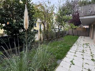Gartenwohnung in Essling: Geräumige 3-Zimmer-Wohnung in absoluter Ruhelage, 449000 €, Immobilien-Wohnungen in 1220 Donaustadt