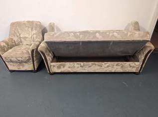 3er Sofa mit Sessel 