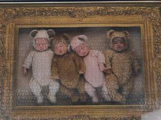 Wandbild BABY-PUZZLE, 70x100cm