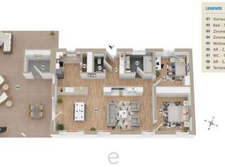 Ganz oben angekommen - Einzigartiges Penthouse mit 80m² Terrasse in perfekter Infrastrukturlage, 0 €, Immobilien-Wohnungen in 4600 Wels Ganz oben angekommen - Einzigartiges Penthouse mit 80m² Terrasse in perfekter Infrastrukturlage, 0 €, Immobilien-Wohnungen in 4600 Wels
