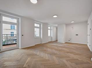 Altbau-Erstbezug mit hofseitigem Balkon im 2. Liftstock einer sanierten Liegenschaft! Fernwärme!, 499000 €, Immobilien-Wohnungen in 1050 Margareten