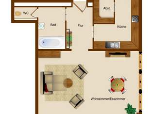 Vermietete Eigentumswohnung mit herrlicher Aussicht!, 69000 €, Immobilien-Wohnungen in 4310 Mauthausen Vermietete Eigentumswohnung mit herrlicher Aussicht!, 69000 €, Immobilien-Wohnungen in 4310 Mauthausen