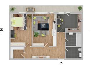 Gelegenheit: Großzügige 2-Zimmer-Wohnung in Stadtnähe (Neu-Rum) (#10439), 0 €, Immobilien-Wohnungen in 6063 Marktgemeinde Rum