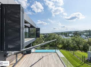 The Unique Villen: Absolute Ruhelage mit Weitblick in die Weinberge - Pool & Sauna, 1789000 €, Immobilien-Häuser in 1190 Döbling