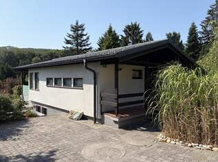Doppelhaus Bungalow für 2 Familien mit unverbaubarem Panoramablick über den Wienerwald – Nähe Wien Sievering, 490000 €, Immobilien-Häuser in 3423 Unterkirchbach