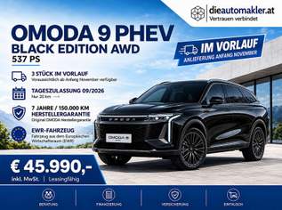 Omoda 9 PHEV 1.5TGDi BLACK EDITION PHEV AWD, 45990 €, Auto & Fahrrad-Autos in 9300 Sankt Veit an der Glan Omoda 9 PHEV 1.5TGDi BLACK EDITION PHEV AWD, 45990 €, Auto & Fahrrad-Autos in 9300 Sankt Veit an der Glan