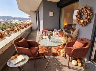 ** AB MITTE NOVEMBER ** 3-Zimmer Wohnung mit einzigartigem Blick auf Linz!, 1173.6 €, Immobilien-Wohnungen in Oberösterreich