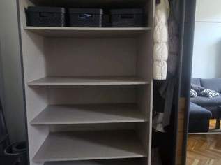 SCHWEBETÜRENSCHRANK in Grau, Eichefarben