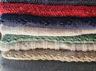 Handgestrickt Babydecke