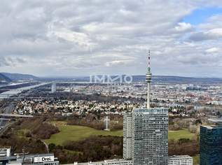 Vienna never sleeps: 50. Etage DC2 Tower: SKY RESIDENCES, 2950 €, Immobilien-Wohnungen in 1220 Donaustadt