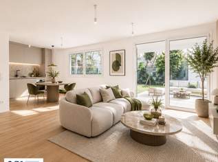 Moderner 2-Zimmer Erstbezug mit Garten in toller Lage!, 306884.4 €, Immobilien-Wohnungen in 1220 Donaustadt