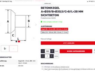 Betonkugeln für Sichtbeton (7 Stück), null €, Haus, Bau, Garten-Hausbau & Werkzeug in Österreich