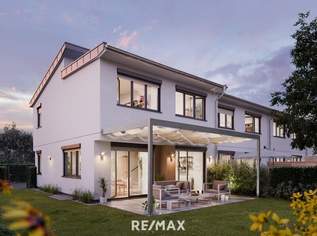 Hochwertiges Eckreihenhaus in Essling - Erstbezug, 839900 €, Immobilien-Häuser in 1220 Donaustadt