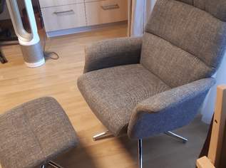 Relax Sessel mit Hocker grau 850 VB