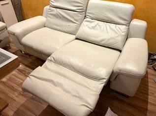 2 Leder Couchs Vollleder Marke „HUKLA“