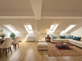 1060! Helles 1 Zimmer DG-Loft mit neuer Küche Nähe Naschmarkt!, 1053.19 €, Immobilien-Wohnungen in 1060 Mariahilf