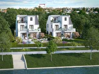 Luxuriöses Einfamilienhaus direkt an der Alten Donau nahe Große Bucht, 3144900 €, Immobilien-Häuser in 1220 Donaustadt