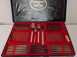 Besteckset Solingen Olympia 23/24 Karat hartvergoldet Besteckset Solingen Olympia 23/24 Karat hartvergoldet