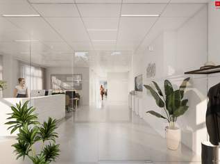 171,17 m² Büro-/Ordinations- u. Geschäftsflächen auf einer Ebene mit flexiblen Ausbaumöglichkeiten direkt an der Salzburger Straße, 2054.04 €, Immobilien-Gewerbeobjekte in 4060 Leonding