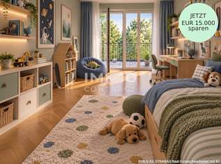 Hoch hinaus in Erlaa: Top-Neubau Erstbezug mit attraktivem Balkon (keine Provision), 537000 €, Immobilien-Wohnungen in 1230 Liesing