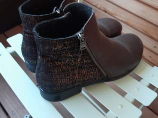 Damen Stiefeletten Helvesko braun 43