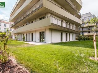 Gratulation - hier ist Sie, Ihre geräumige Gartenwohnung mit hervorragender Ausstattung im provisionsfreien Erstbezug, 530000 €, Immobilien-Wohnungen in 1210 Floridsdorf