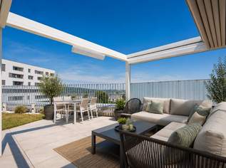 Urlaubsfeeling | Dachterrasse m. Pergola, Garten u. privaten Zugang zum Rooftop-Pool | Familienfreundliche Anlage | DAN Küche l Tiefgarage, 649000 €, Immobilien-Wohnungen in 1210 Floridsdorf Urlaubsfeeling | Dachterrasse m. Pergola, Garten u. privaten Zugang zum Rooftop-Pool | Familienfreundliche Anlage | DAN Küche l Tiefgarage, 649000 €, Immobilien-Wohnungen in 1210 Floridsdorf